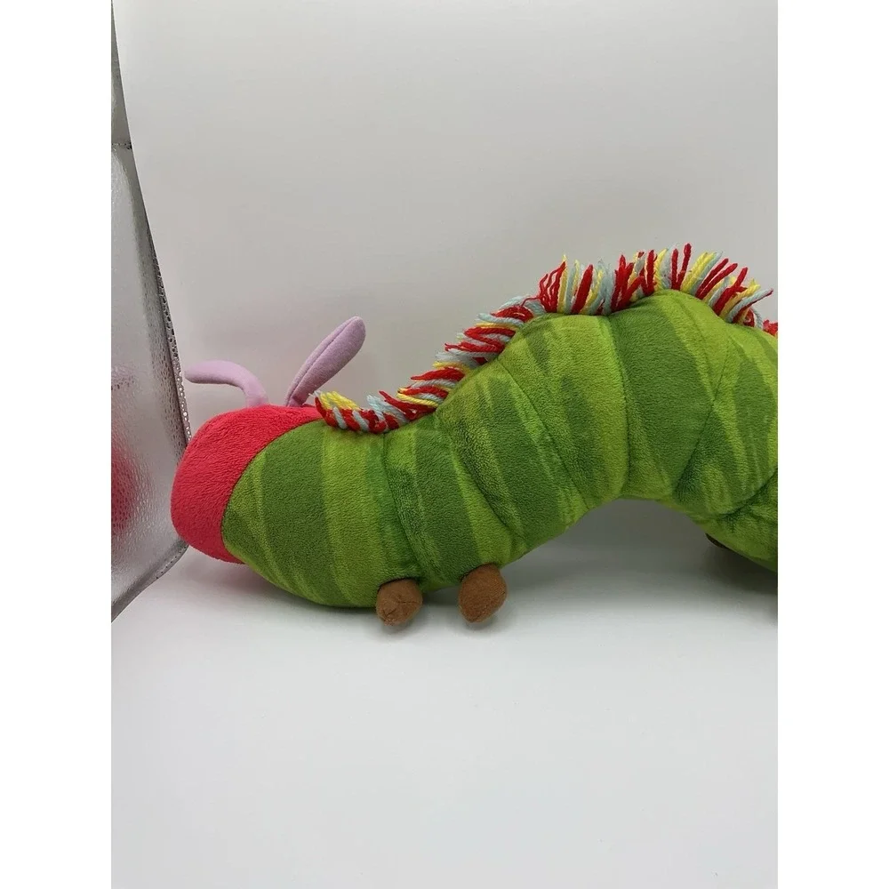 Vintage The Very Hungry Caterpillar Plush Long Stuffed Animal Eric Carle Toy